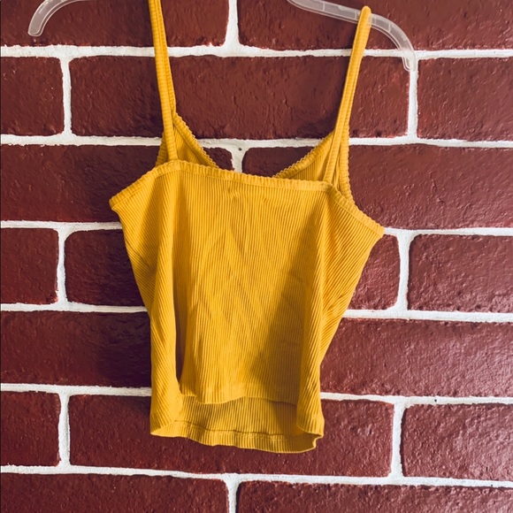 Yellow spaghetti strap top - Picture 3 of 3